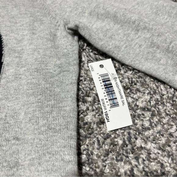 NWT Disney Essentials Spotted Zebra Nightmare Sally Cotton Sweater Girl SZ L 10 - Picture 3 of 11